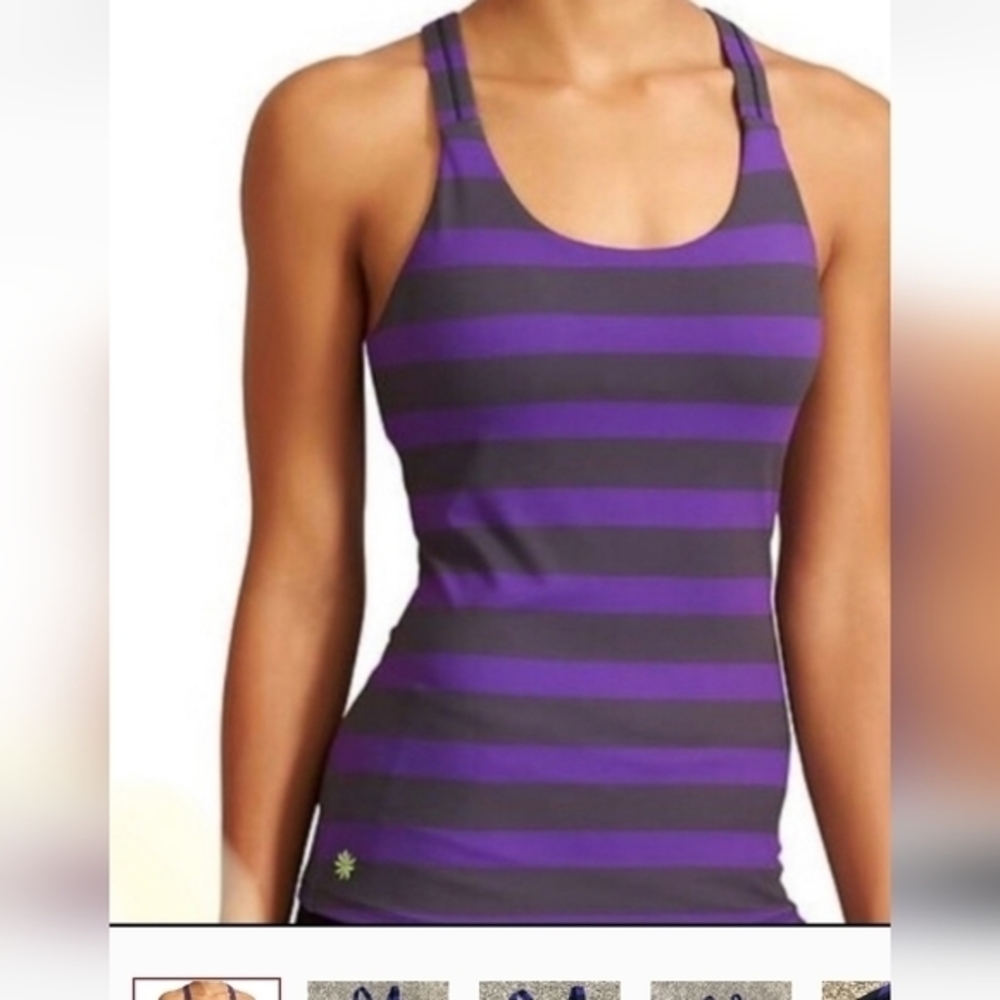 Athleta athletic Optimism Tank top Size XS striped
